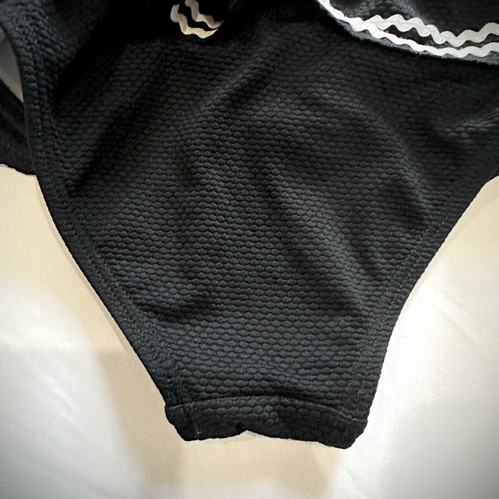 Janie and Jack Sz 3 Black and White Ruffle Bikini Set - Picture 4 of 4
